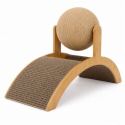 3-in-1 Katten Krabpaal met Sisal Bal